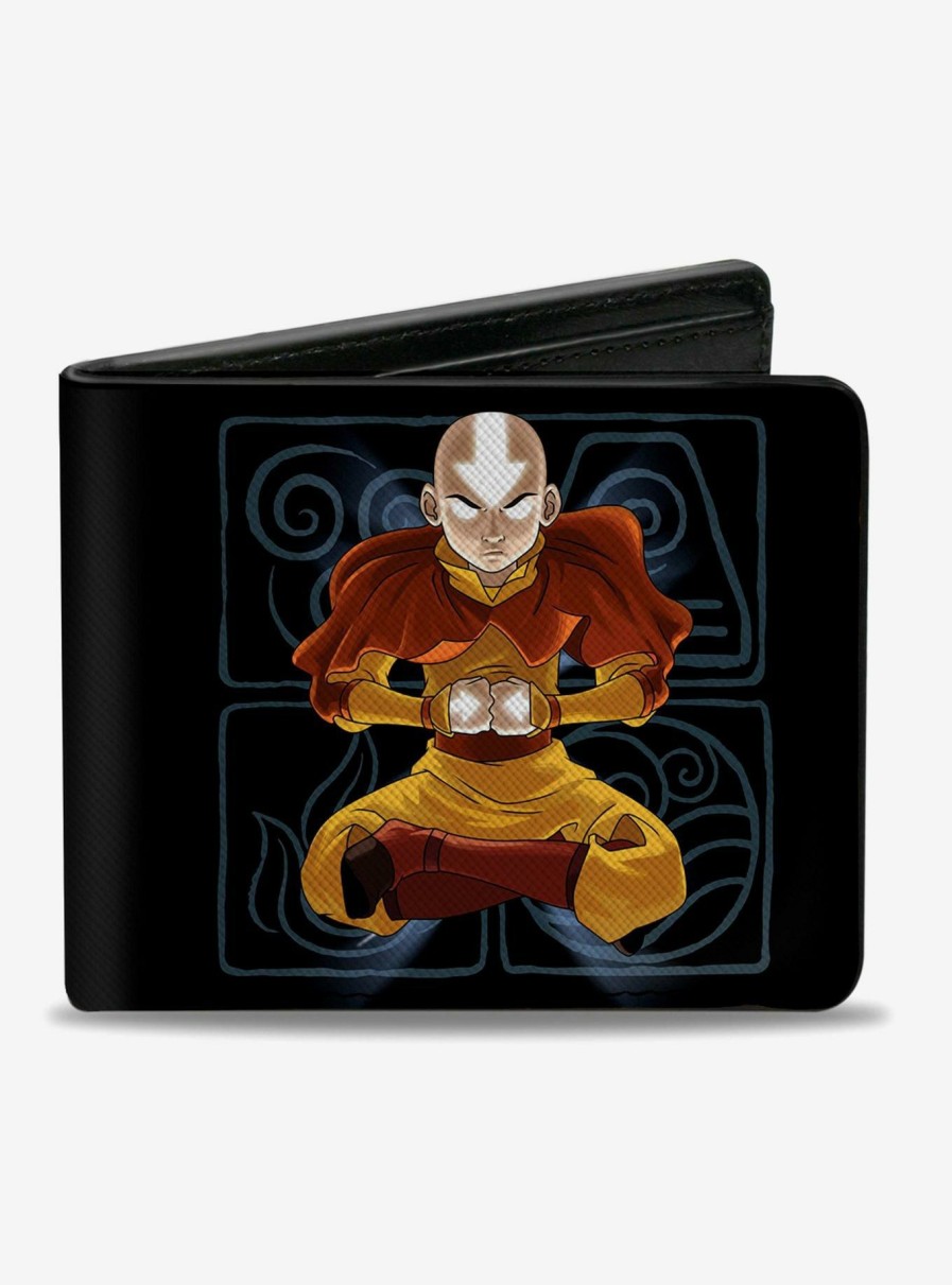 Wallets * | Avatar The Last Airbender Aang Meditating Bifold Wallet Best Price