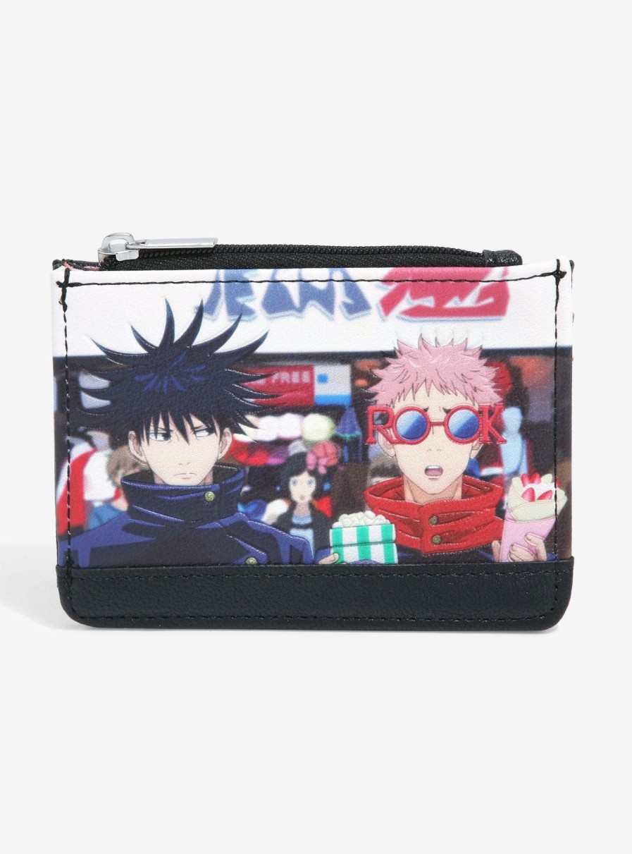 Wallets * | Offering Discounts Jujutsu Kaisen Megumi & Yuji Tokyo Shopping Cardholder Boxlunch Exclusive