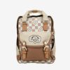 Backpacks * | Limit Offer Doughnut Macaroon Mini Kaleido Mushroom Checkered Mini Backpack