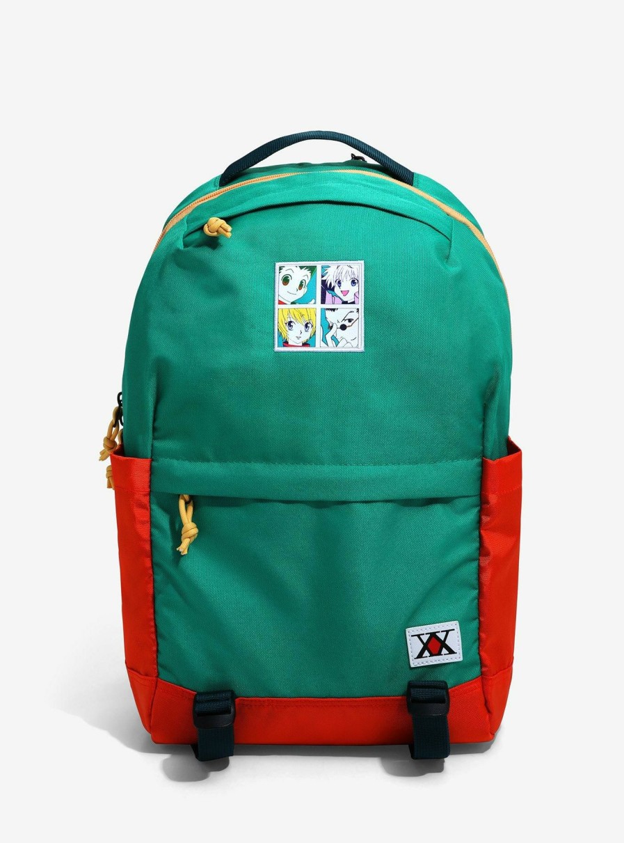 Backpacks * | Limit Offer Hunter X Hunter Grid Portraits Built-Up Backpack Boxlunch Exclusive