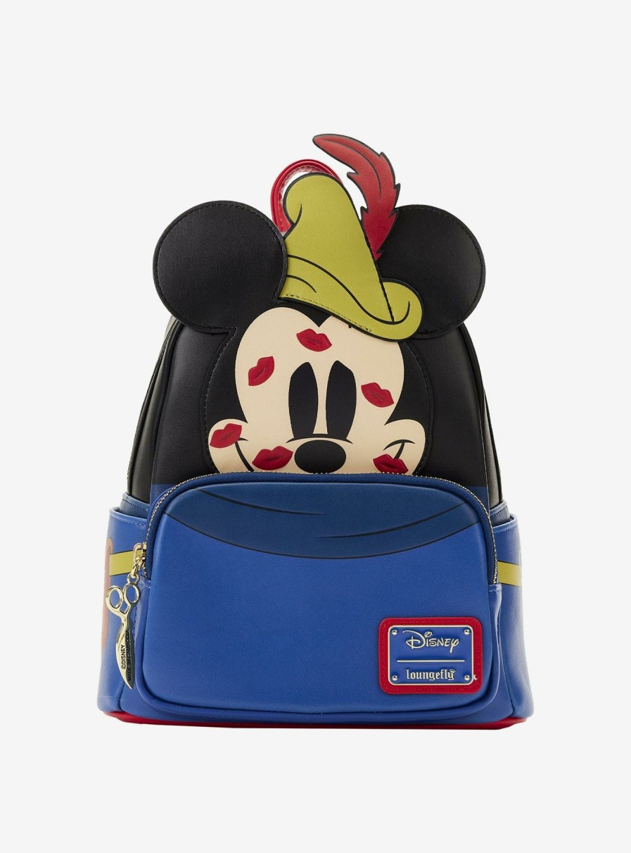 Backpacks * | Less Expensive Loungefly Disney Brave Little Tailor Mickey Mouse Figural Mini Backpack