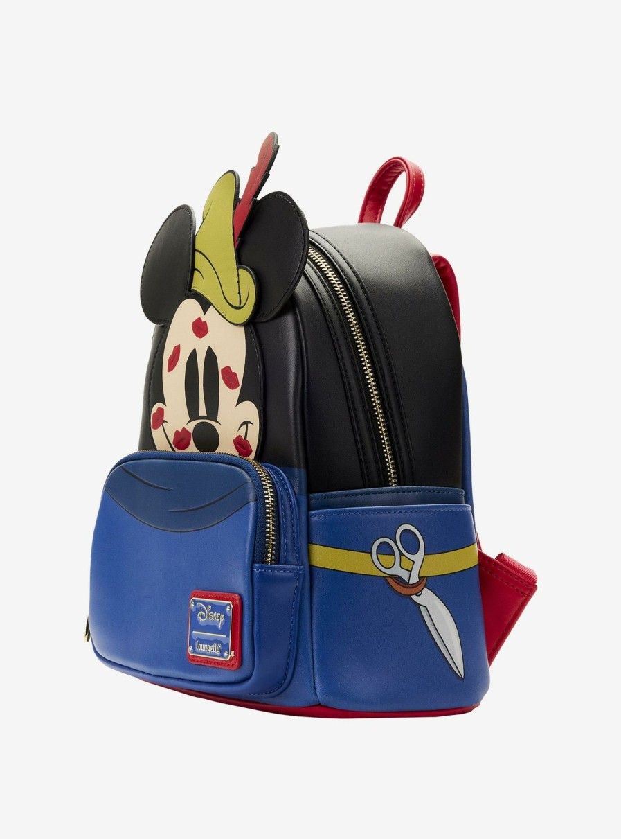 Backpacks * | Less Expensive Loungefly Disney Brave Little Tailor Mickey Mouse Figural Mini Backpack