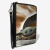 Wallets * | Star Wars The Mandalorian The Child Gaze Zip Around Wallet Special Offers