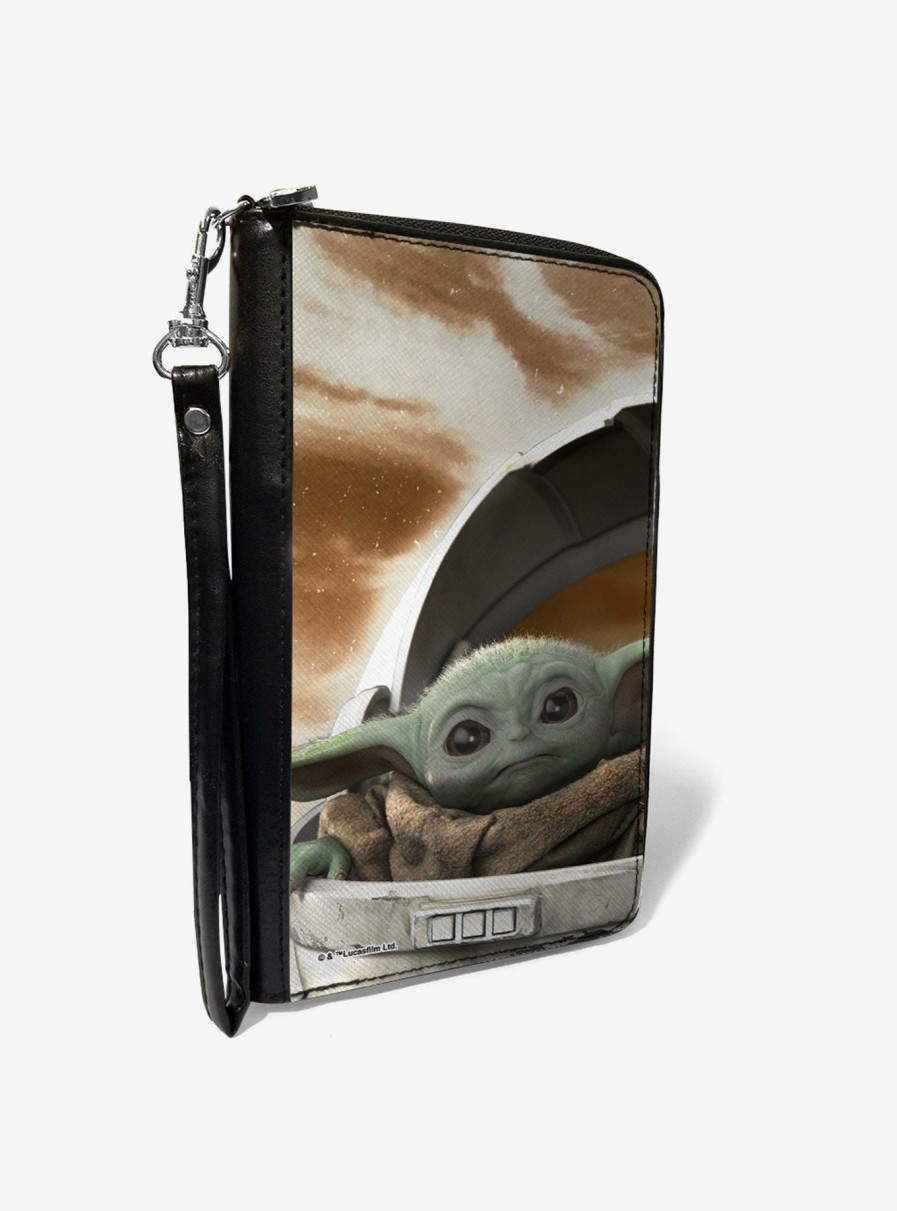 Wallets * | Star Wars The Mandalorian The Child Gaze Zip Around Wallet Special Offers