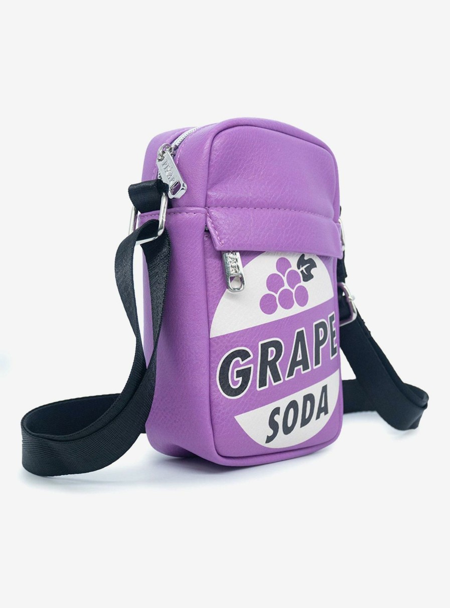 Wallets * | Disney Pixar Up Grape Soda Bottle Cap Logo Cross Body Bag Latest Fashion