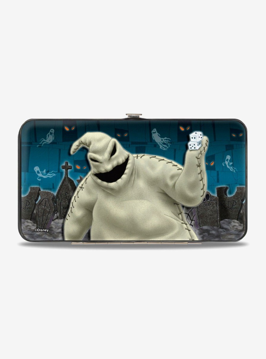 Wallets * | Clearance Sale The Nightmare Before Christmas Zero Sally Jack Oogie Boogie Scene Hinged Wallet