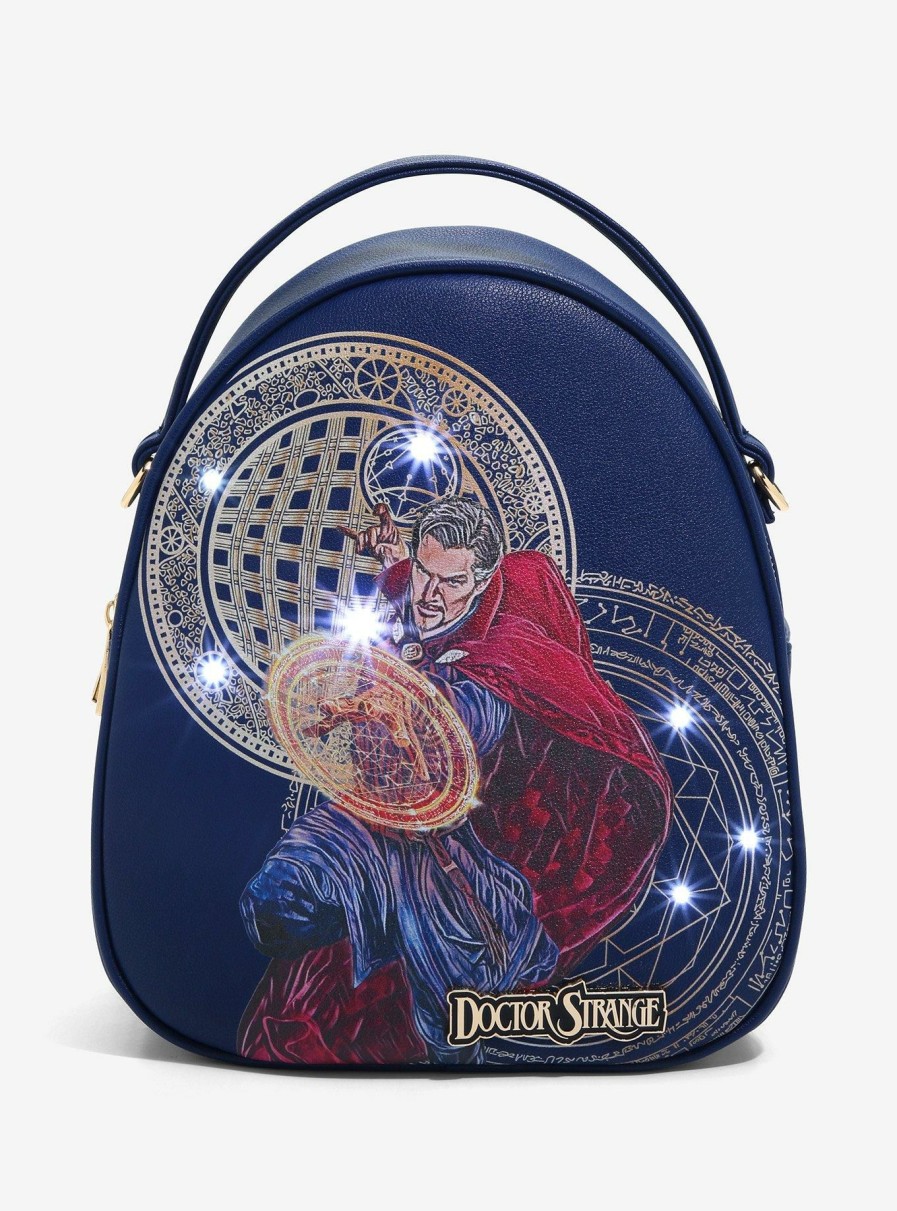 Backpacks * | Best Price Marvel Doctor Strange In The Multiverse Of Madness Spellcasting Convertible Light Up Mini Backpack Boxlunch Exclusive