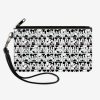 Wallets * | Disney Mickey Mouse Blocks Canvas Zip Clutch Wallet Large Choice