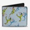 Wallets * | Disney Peter Pan Shadows Bifold Wallet Excellent Quality