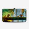 Wallets * | Disney The Lion King Hakuna Matata Simba Pumbaa Timon Growing Up Hinge Wallet Excellent Quality