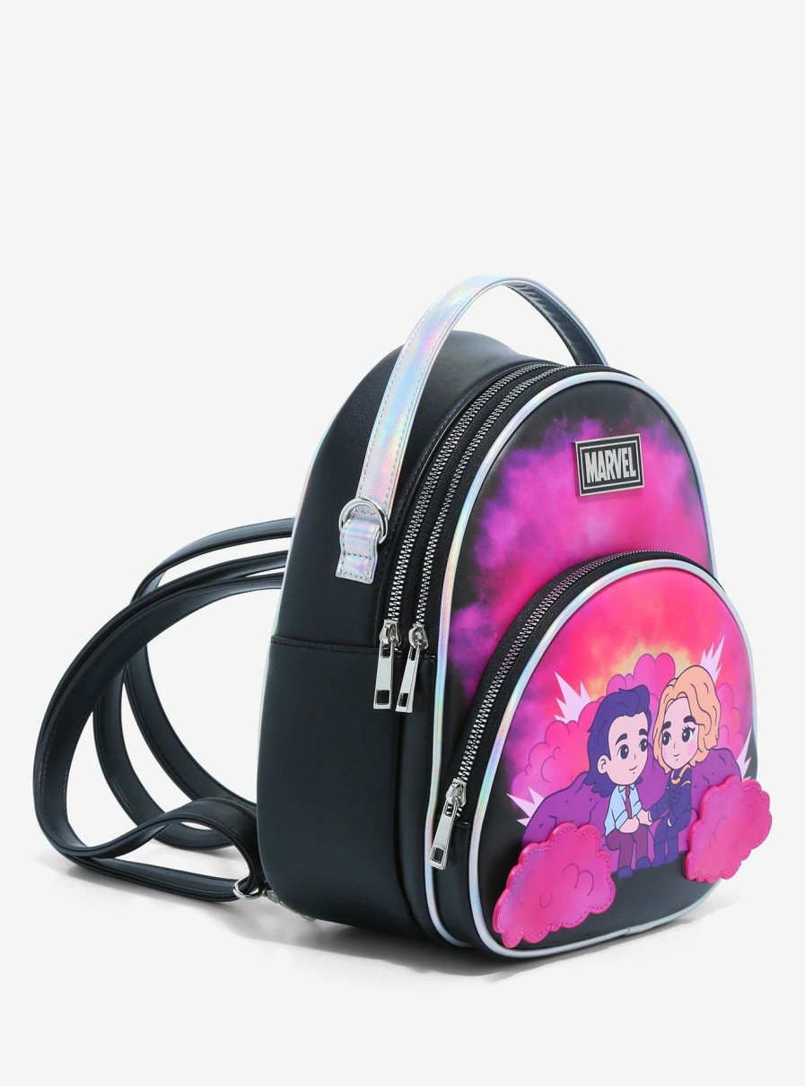 Backpacks * | Official Marvel Loki Sylvie & Loki Cloud Convertible Mini Backpack Boxlunch Exclusive