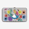 Wallets * | Disney Alice In Wonderland Flowers Of Wonderland Hinged Wallet Free Delivery