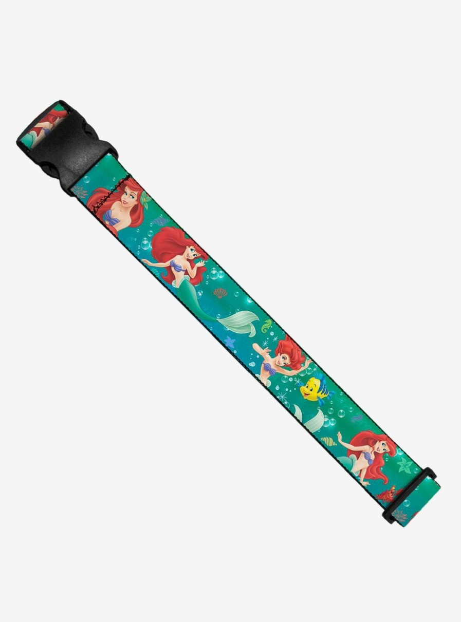 Luggage * | Disney Ariel Flounder Poses Luggage Strap Special Offers