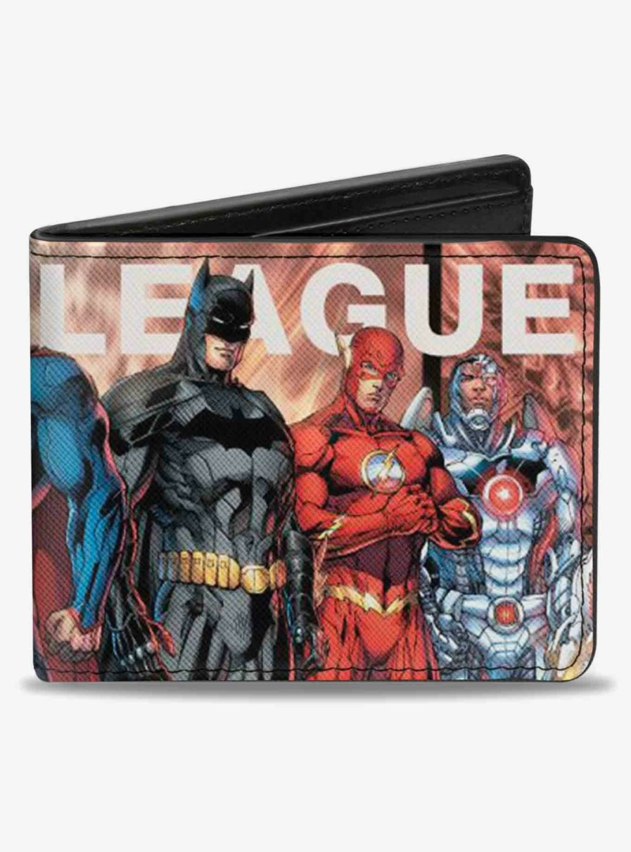 Wallets * | Wholesale Dc Comics The New 52 Justice League Issue 1 7 Superhero Variant Cover Bifold Wallet