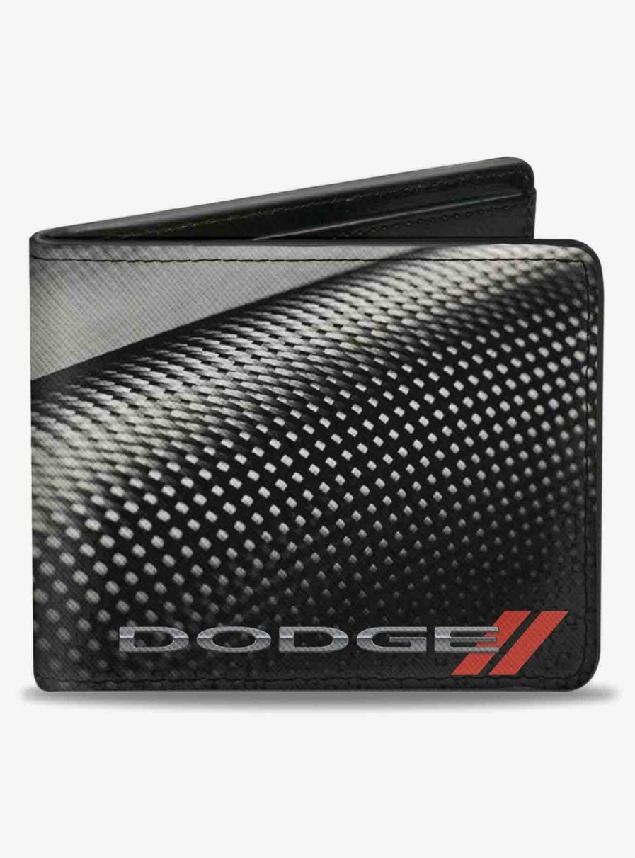 Wallets * | Dodge Rhombus Carbon Fiber Bifold Wallet Reliable Quality