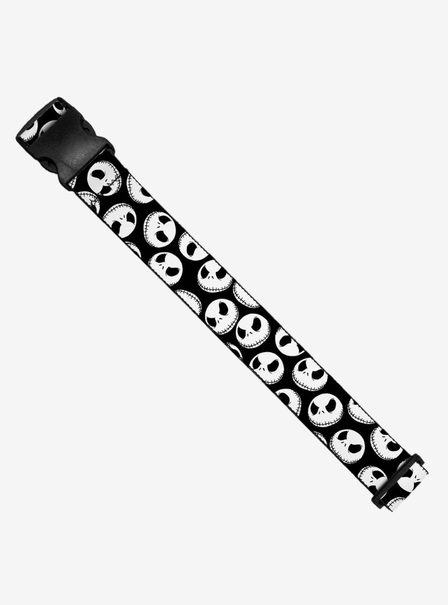 Luggage * | The Nightmare Before Christmas Jack Expressions Scattered Luggage Strap Latest Fashion