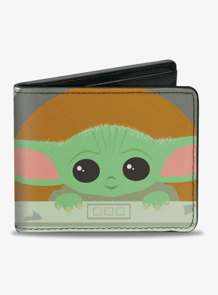 Wallets * | Star Wars The Mandalorian The Child Carriage Bifold Wallet Promotions