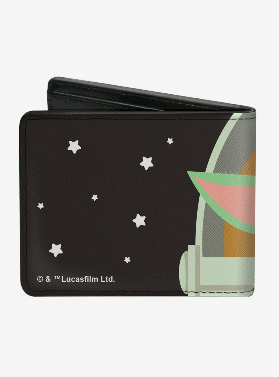 Wallets * | Star Wars The Mandalorian The Child Carriage Bifold Wallet Promotions