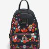 Backpacks * | Lower Price Loungefly Disney Pixar Coco Land Of The Dead Family Mini Backpack Boxlunch Exclusive