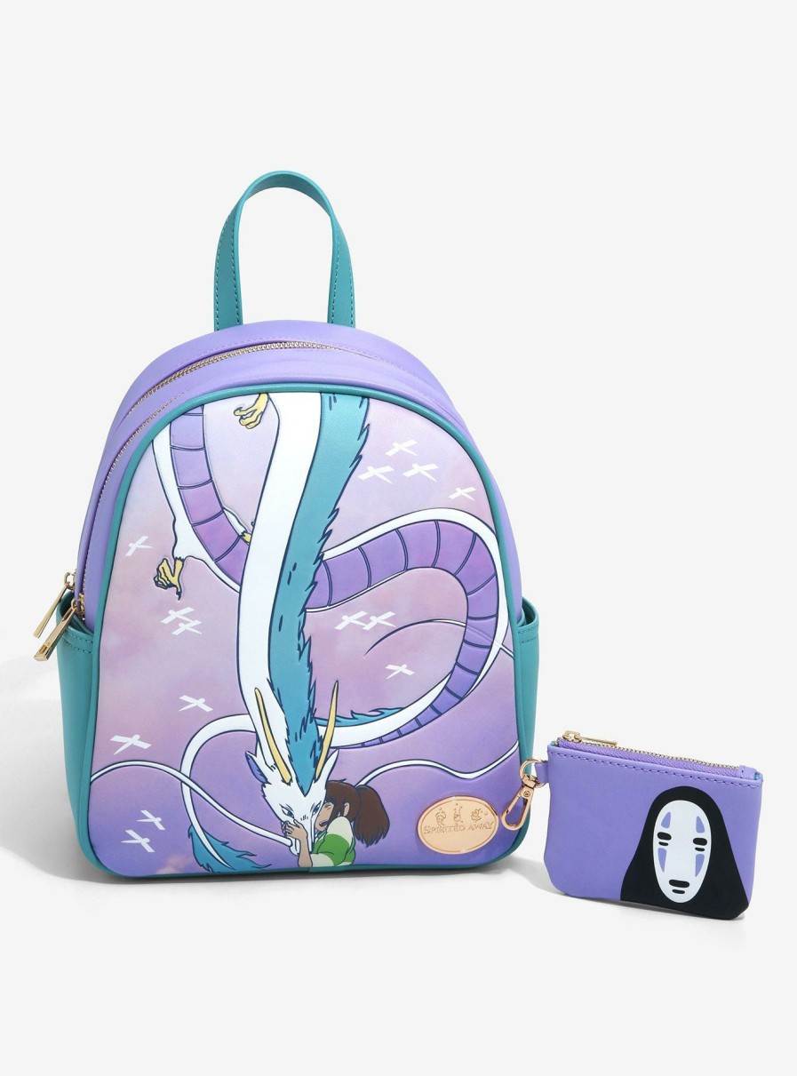 Backpacks * | Featured Our Universe Studio Ghibli Spirited Away Haku Dragon Form Mini Backpack Boxlunch Exclusive