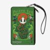 Wallets * | Dc Comics Chibi Poison Ivy And The Sirens Of Gotham City Wallet Canvas Zip Clutch Excellent Quality