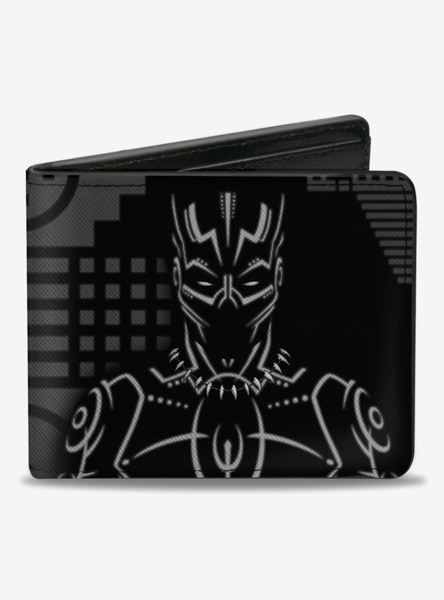 Wallets * | Featured Marvel Black Panther Tribal Bifold Wallet