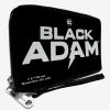 Wallets * | New Dc Comics Black Adam Title Logo Zip Around Wallet