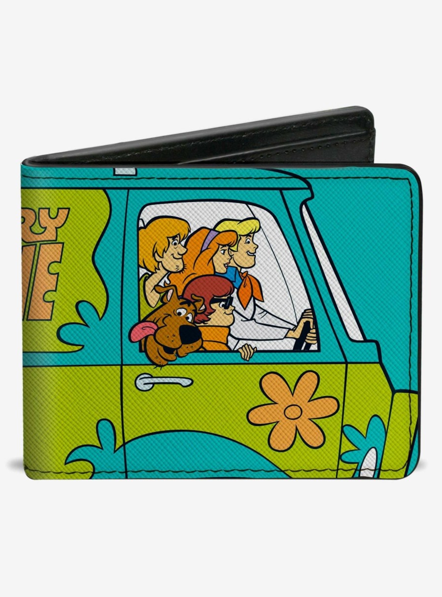 Wallets * | Featured Scooby-Doo! Group Driving Mystery Machine Side Pose Bifold Wallet