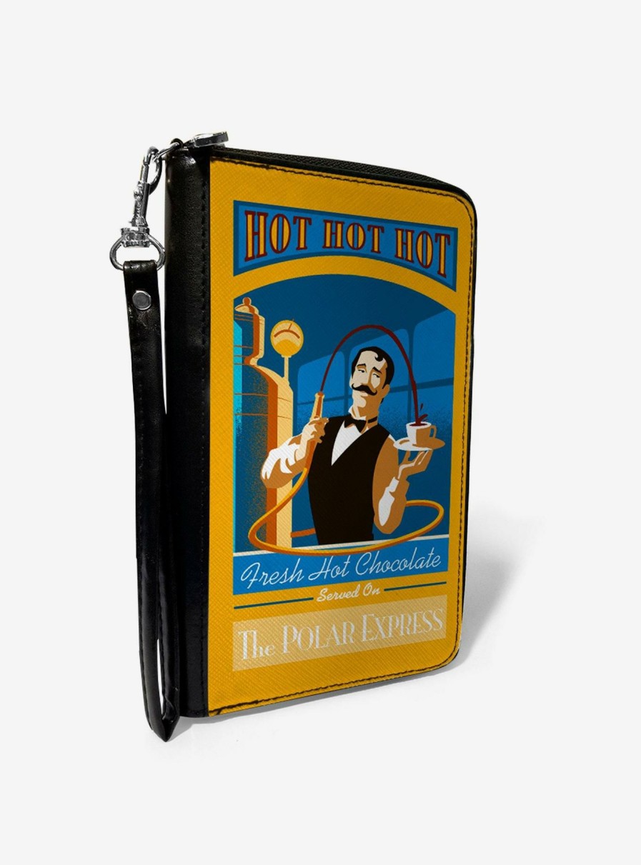 Wallets * | The Polar Express Hot Chocolate Zip Around Wallet Exclusive Design