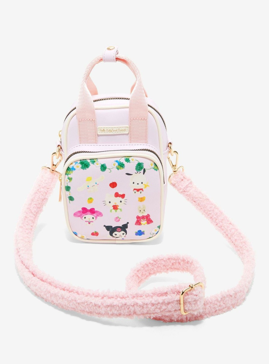 Crossbody Bags * | Classical Sanrio Hello Kitty And Friends With Fruit Crossbody Bag Boxlunch Exclusive