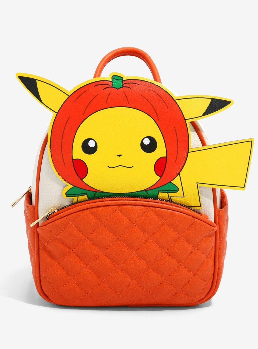 Backpacks * | Pokemon Pumpkin Pikachu Mini Backpack Boxlunch Exclusive Best Price