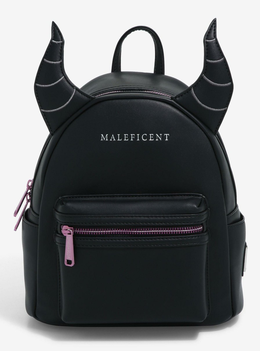 Backpacks * | Hot Sell Loungefly Disney Sleeping Beauty Maleficent Minimalist Figural Mini Backpack Boxlunch Exclusive