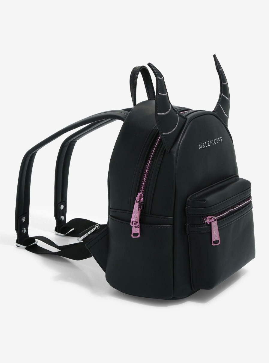 Backpacks * | Hot Sell Loungefly Disney Sleeping Beauty Maleficent Minimalist Figural Mini Backpack Boxlunch Exclusive