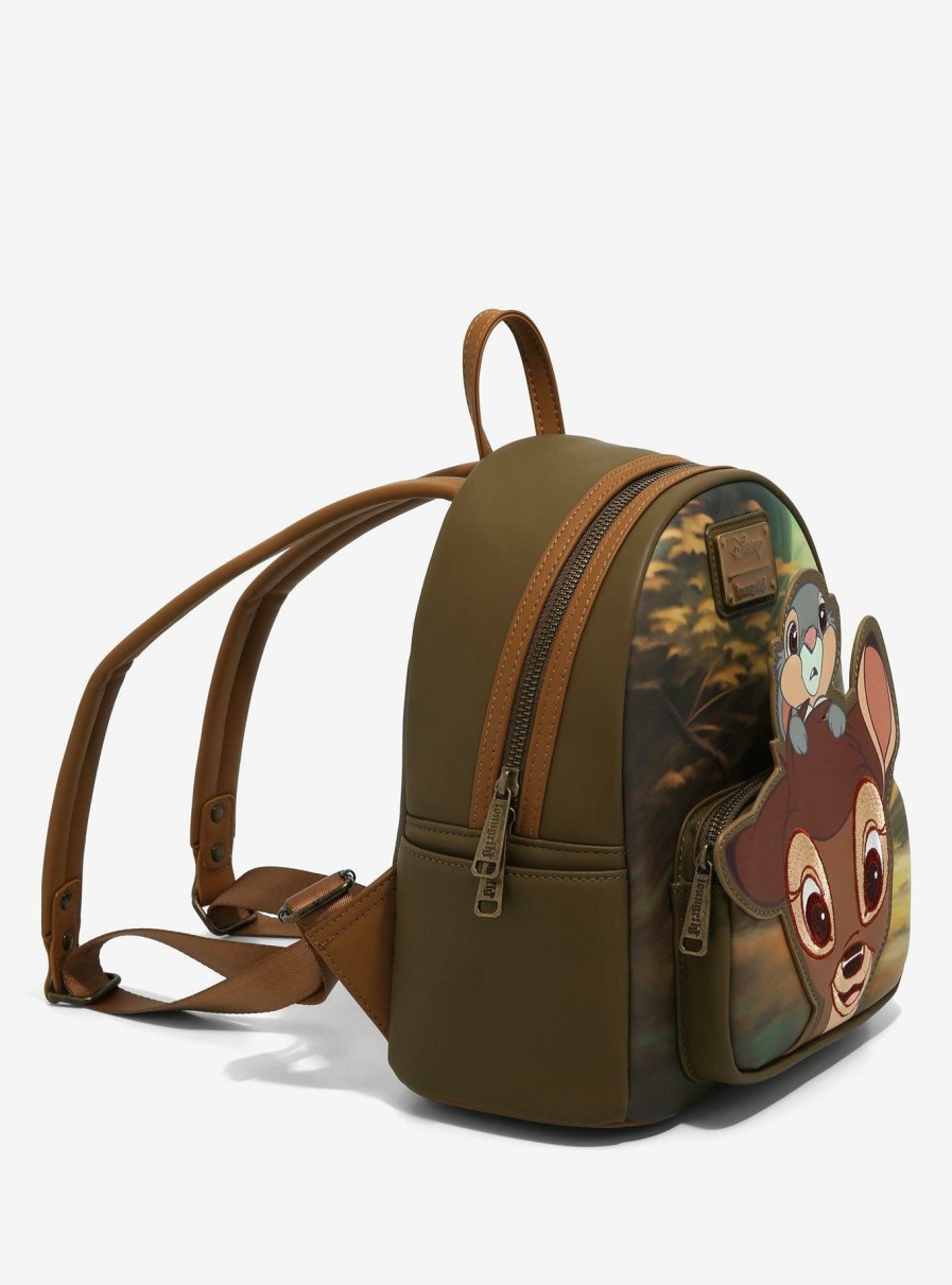 Backpacks * | Exactly Discount Loungefly Disney Bambi & Thumper Peeking Mini Backpack Boxlunch Exclusive