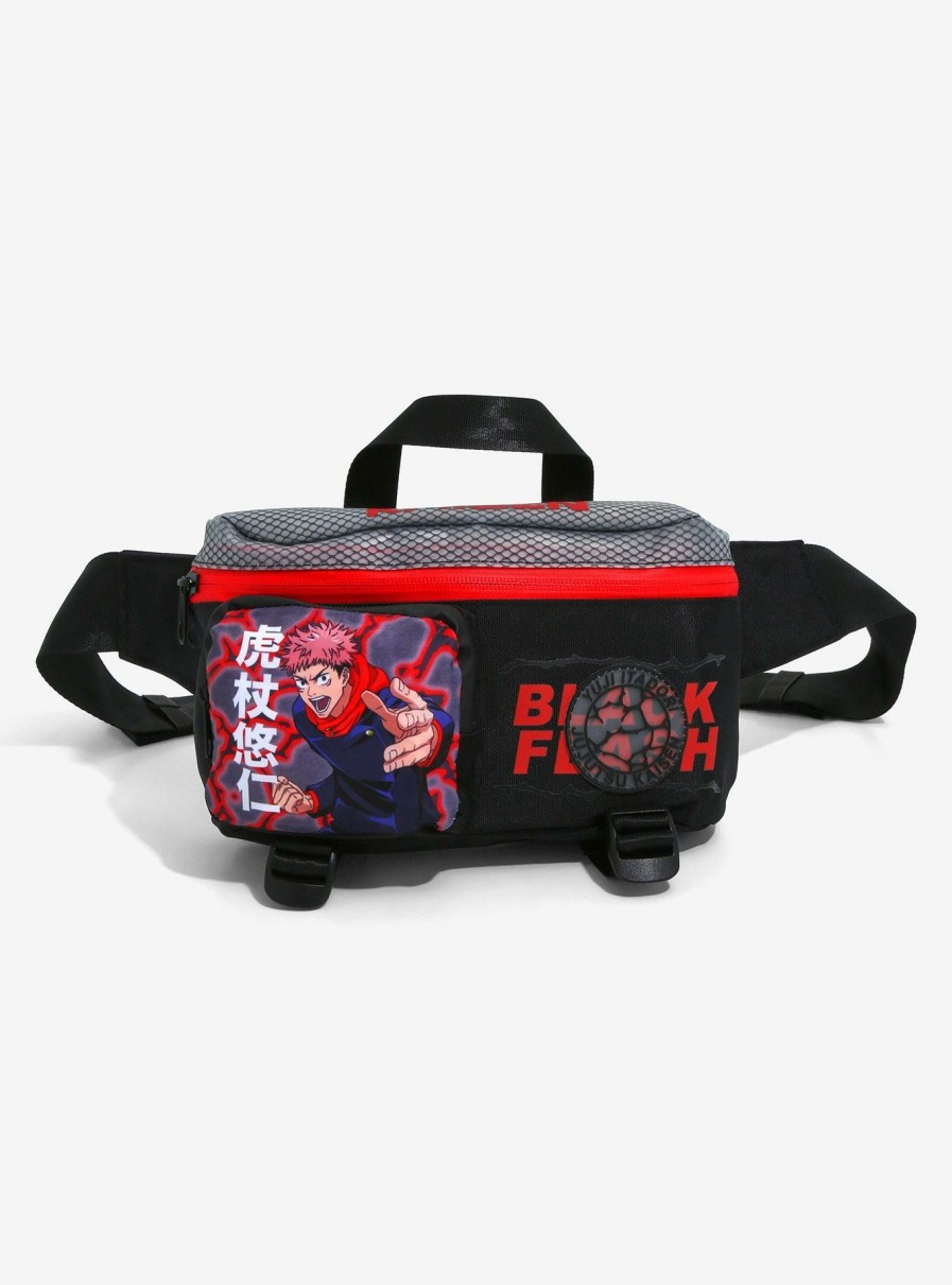 Other * | Less Expensive Jujutsu Kaisen Itadori Black Flash Fanny Pack Boxlunch Exclusive