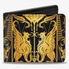 Wallets * | Online Discount Fantastic Beasts Obscurus Book Binding Close Up Bifold Wallet