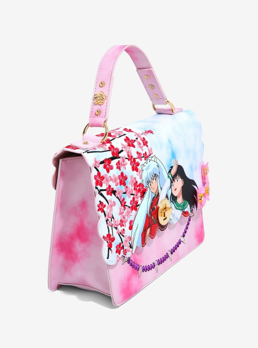 Crossbody Bags * | Lower Price Inuyasha Kagome & Inuyasha Cherry Blossom Scenic Handbag Boxlunch Exclusive