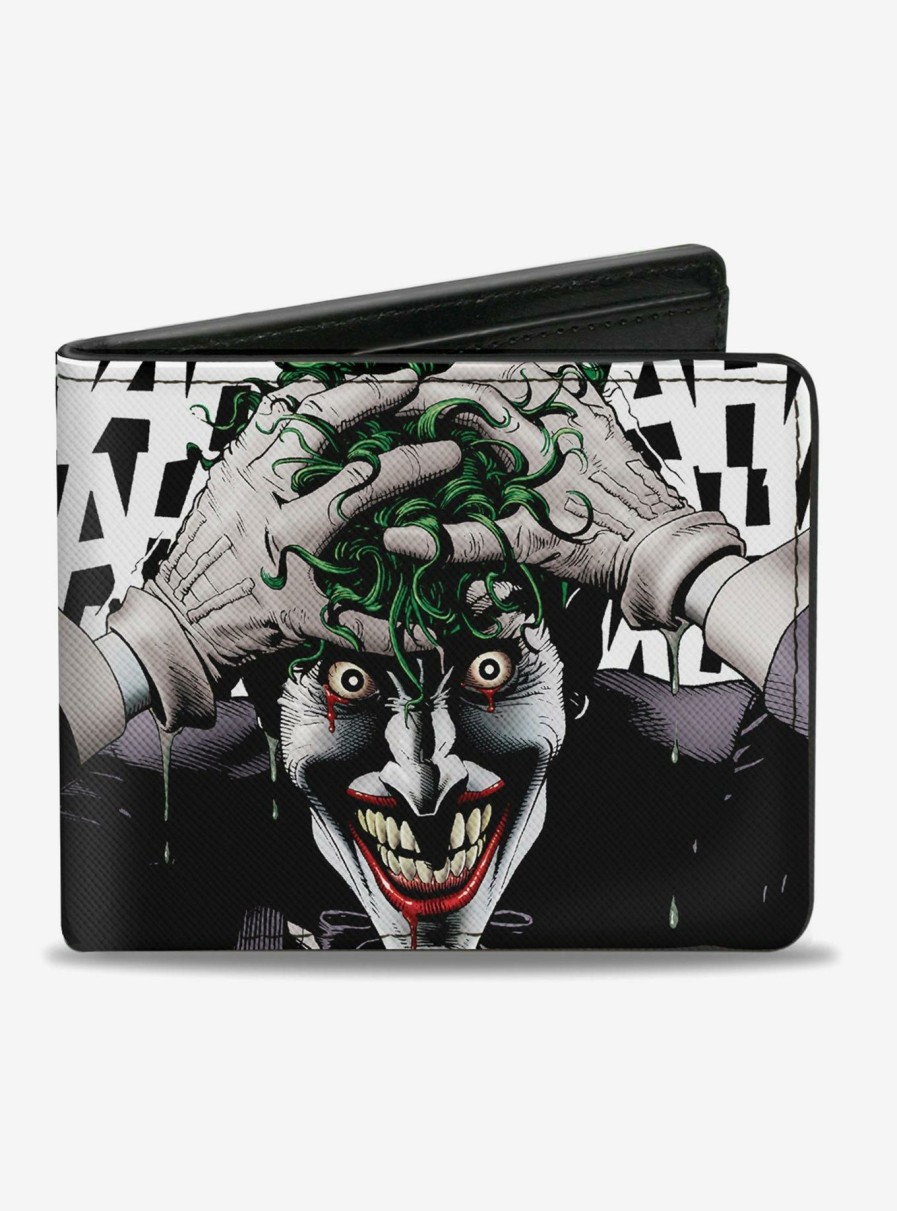 Wallets * | Dc Comics Joker Hahaha Bi-Fold Wallet Exclusive Design