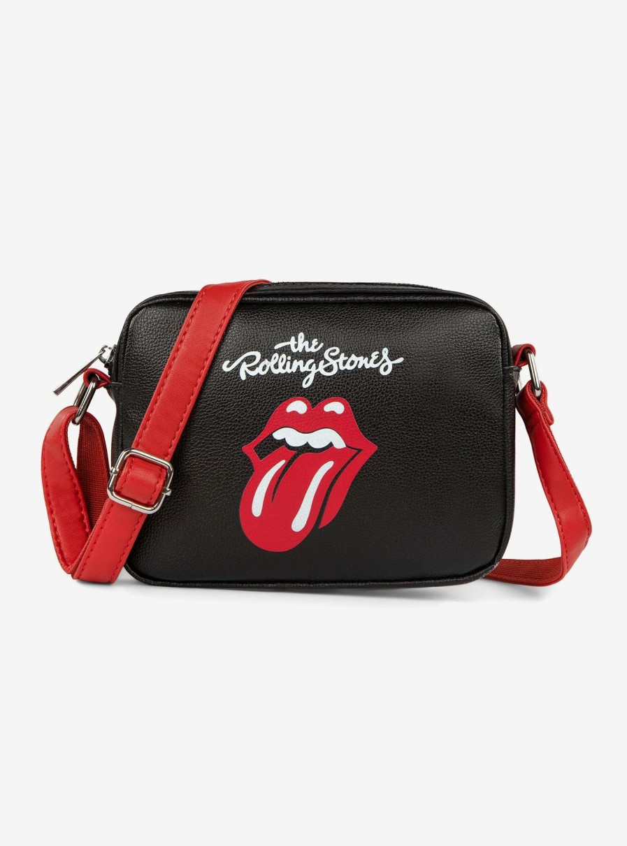 Crossbody Bags * | Bugatti Rolling Stones Vegan Leather Crossbody Bag Black Quick Delivery