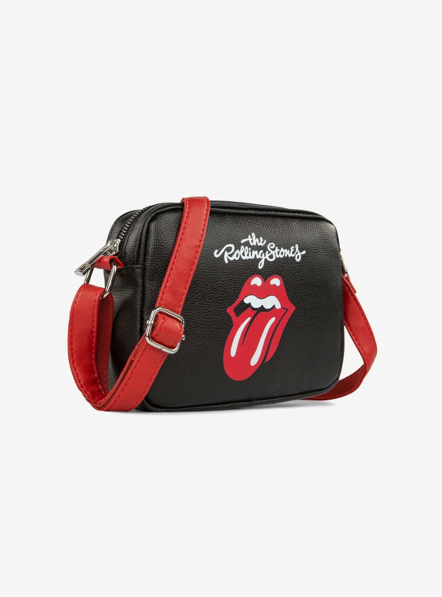 Crossbody Bags * | Bugatti Rolling Stones Vegan Leather Crossbody Bag Black Quick Delivery