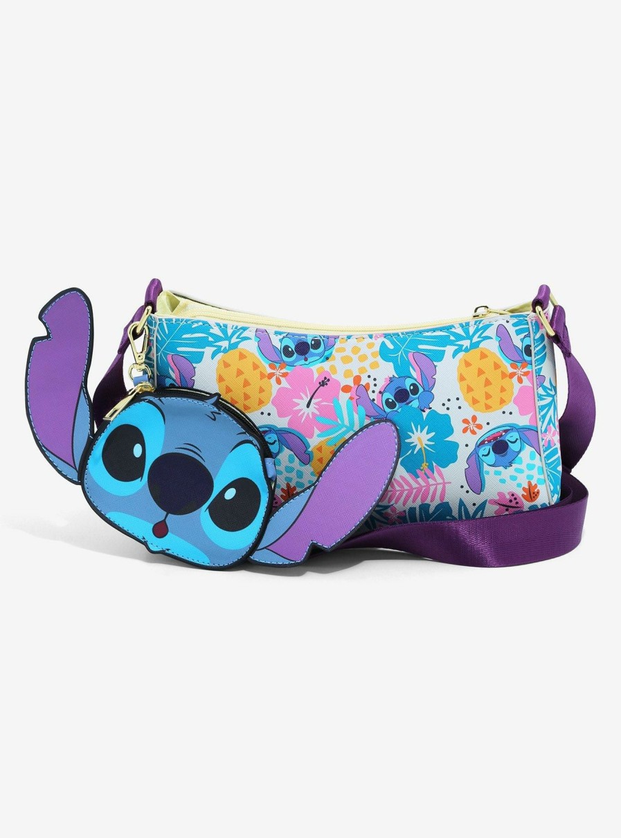 Crossbody Bags * | Limit Offer Disney Lilo & Stitch Tropical Crossbody Bag