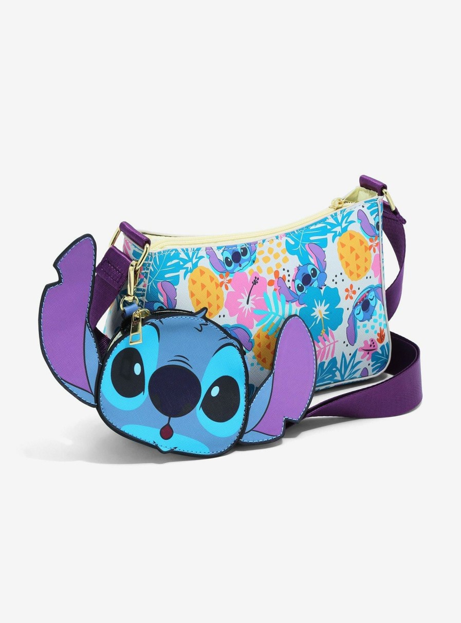 Crossbody Bags * | Limit Offer Disney Lilo & Stitch Tropical Crossbody Bag