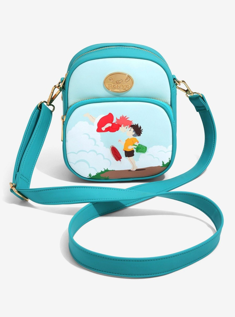 Crossbody Bags * | Clearance Sale Studio Ghibli Ponyo Sosuke & Ponyo Crossbody Bag Boxlunch Exclusive