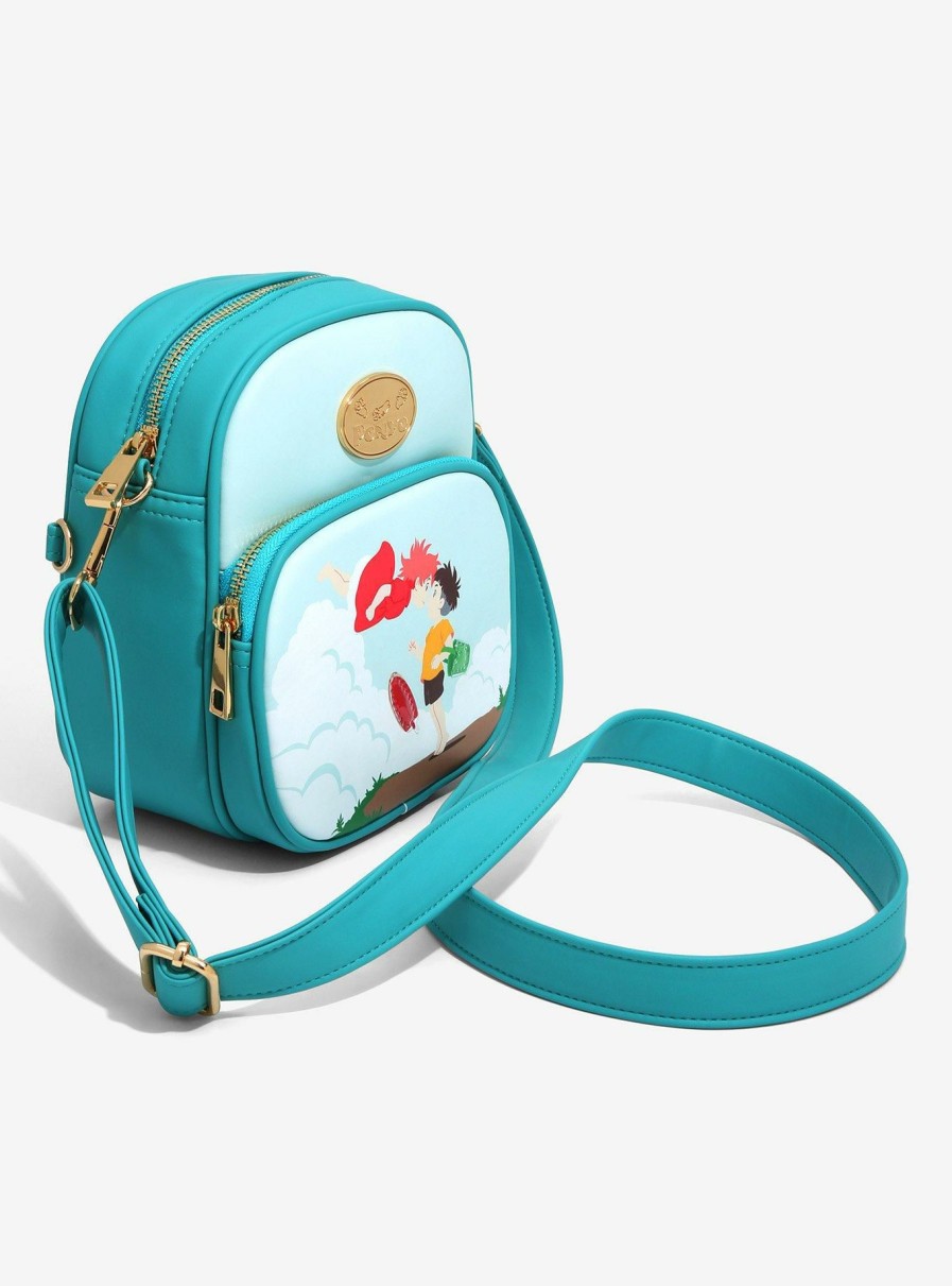 Crossbody Bags * | Clearance Sale Studio Ghibli Ponyo Sosuke & Ponyo Crossbody Bag Boxlunch Exclusive