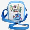 Crossbody Bags * | Limit Offer Loungefly Disney Lilo & Stitch Snacktime With Stitch Crossbody Bag Boxlunch Exclusive