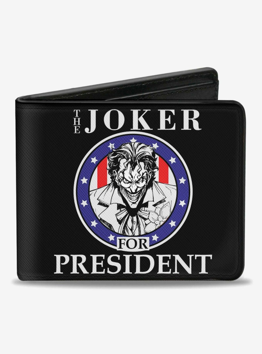 Wallets * | Clearance Sale Dc Comics The Joker For President Bifold Wallet