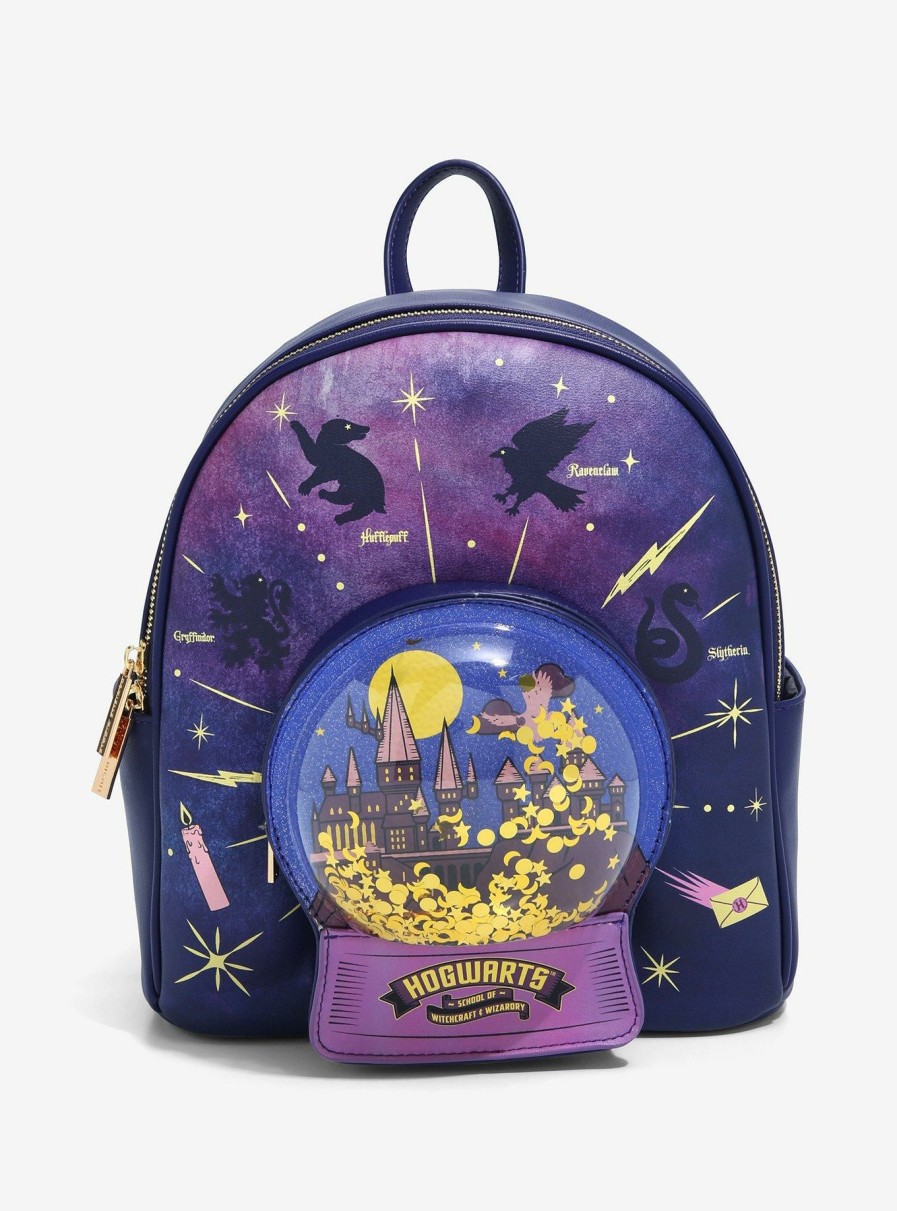 Backpacks * | Online Discount Danielle Nicole Harry Potter Hogwarts Snow Globe Mini Backpack Boxlunch Exclusive