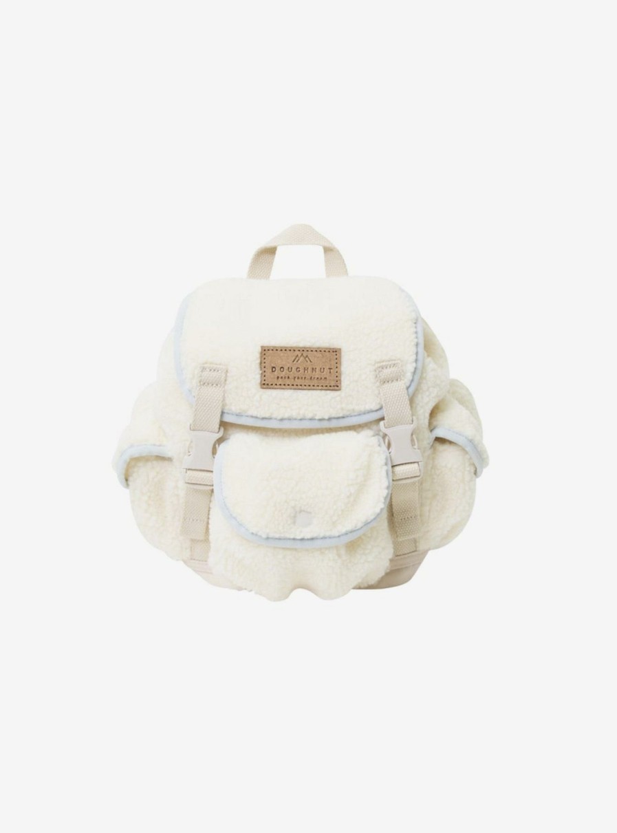 Backpacks * | Doughnut Lighthouse Fluffy Series Cream X Blue Lotus Backpack Free Delivery