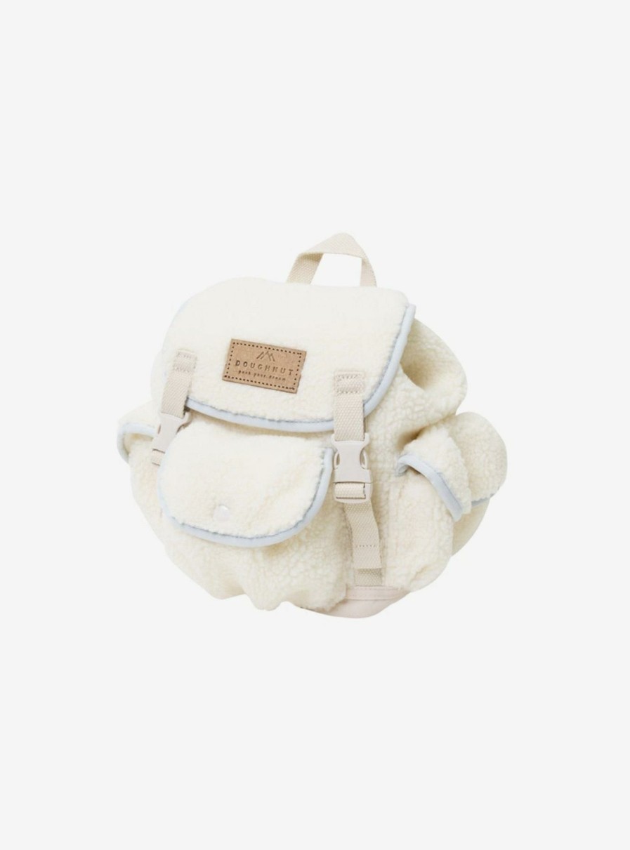 Backpacks * | Doughnut Lighthouse Fluffy Series Cream X Blue Lotus Backpack Free Delivery