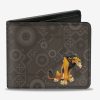 Wallets * | Disney The Lion King Scar Bifold Wallet Bargain Sale